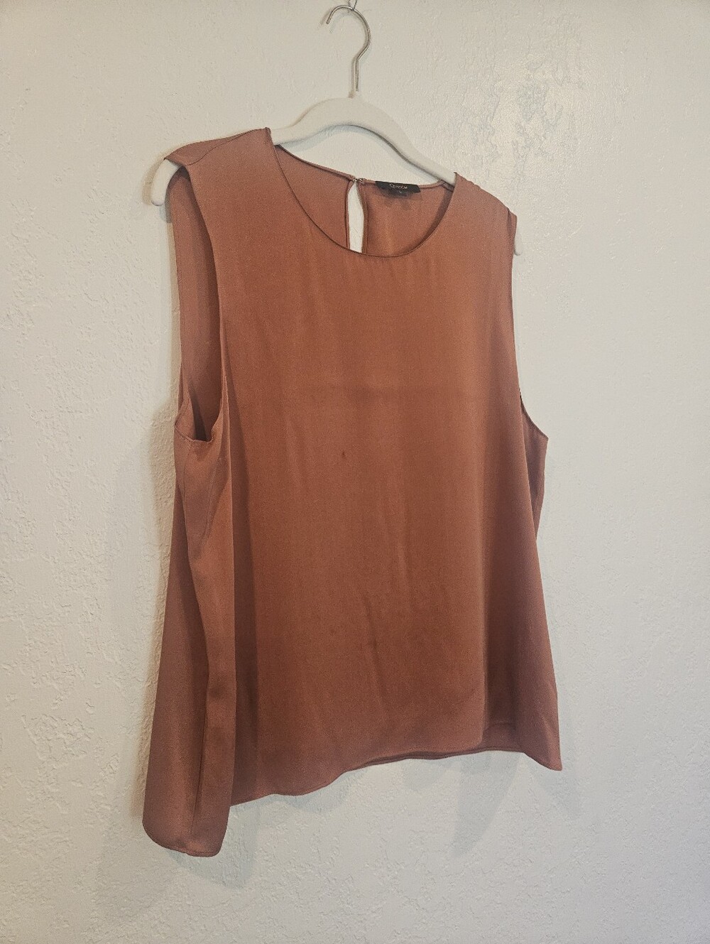 Quince Washable Stretch Silk Shell Tank Top Rose Powder Women’s Size Large.